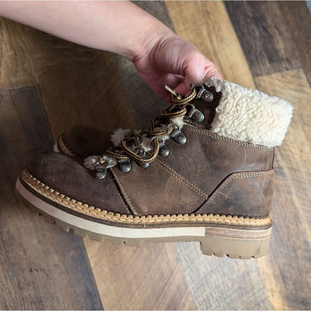 Alpine Design Holly 2.0 Winter Snow Boots Lined Leather Thick Rubber Sole - Picture 14 of 14